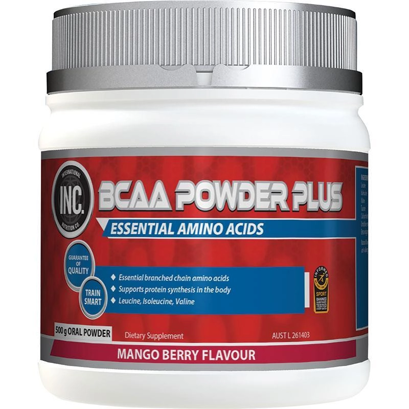 INC BCAA Powder Plus Mango Berry 500g