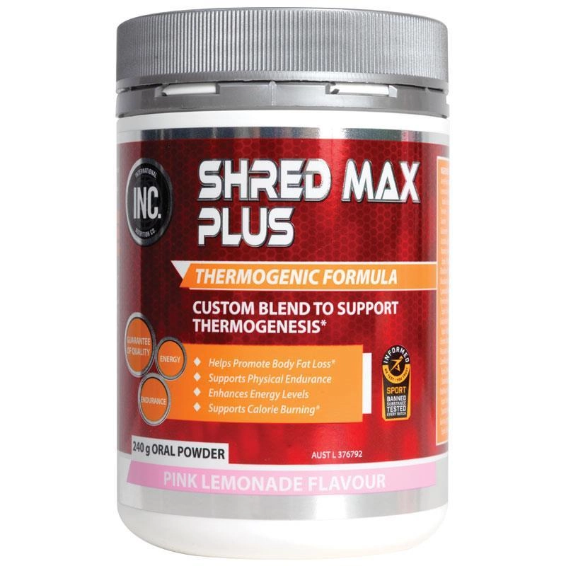 INC Shred Max Plus Pink Lemonade 240g