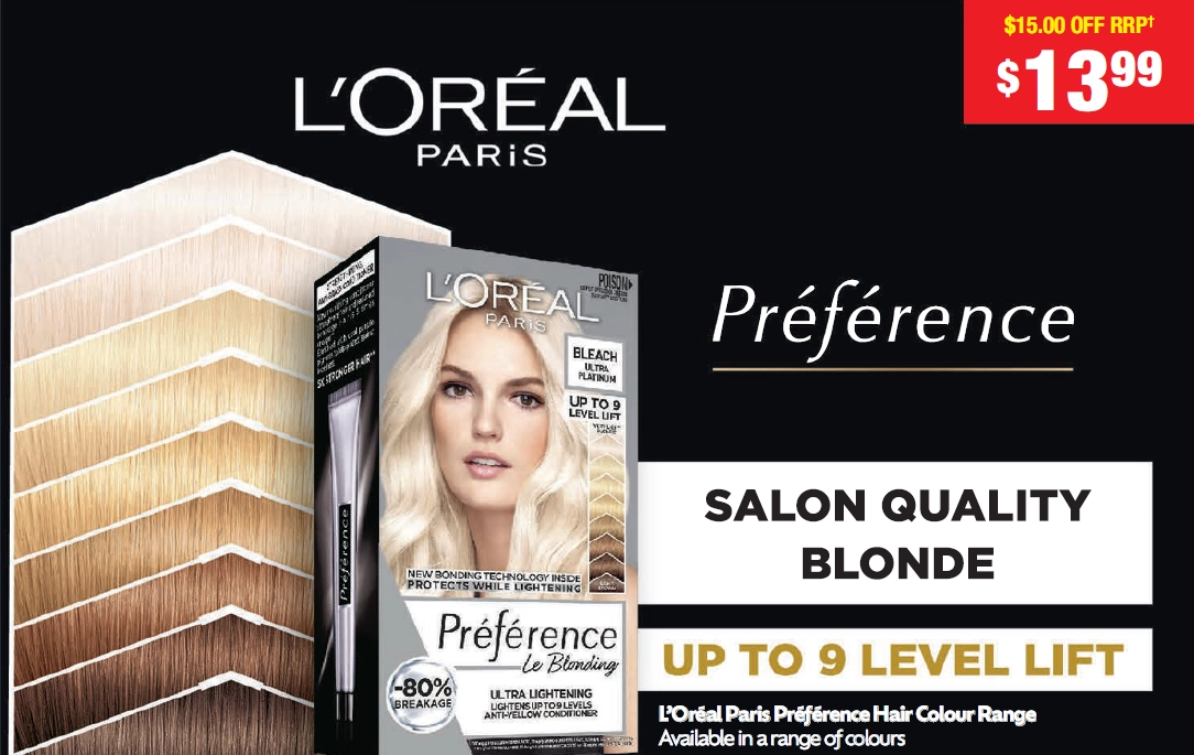 L’Oréal Paris Préférence Hair Colour Range