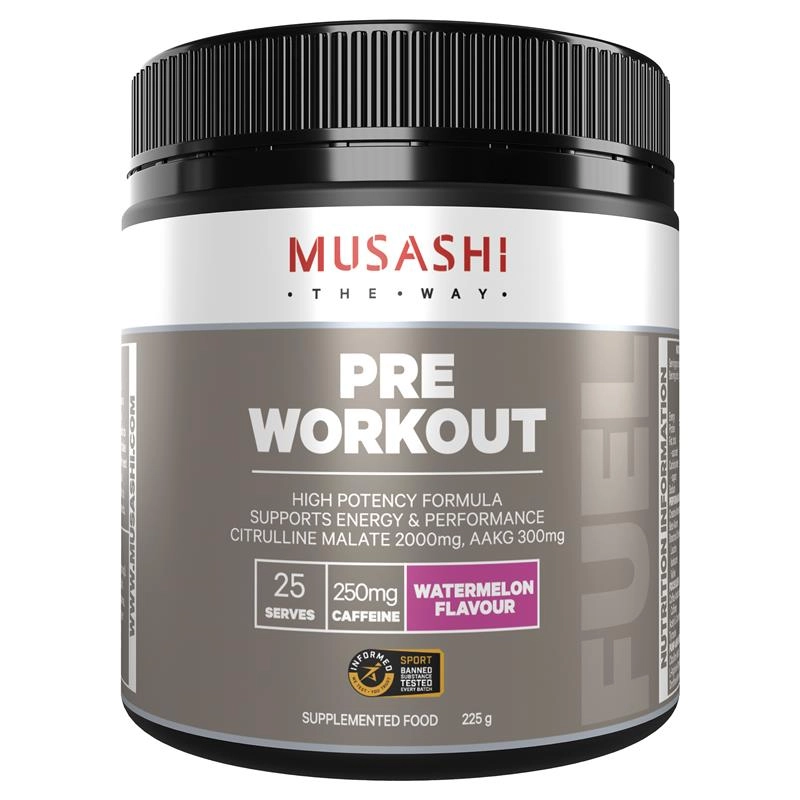 Musashi Pre Workout Watermelon 225g