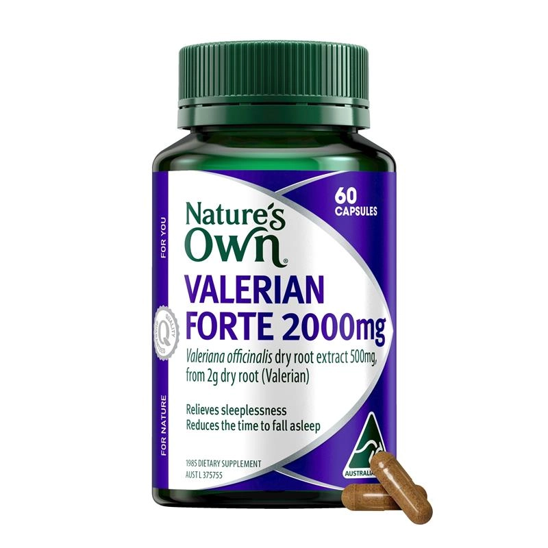 Nature’s Own Valerian Forte 2000mg 60 Capsules