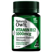 Nature's Own Vitamin B12 1000mcg 60 Tablets