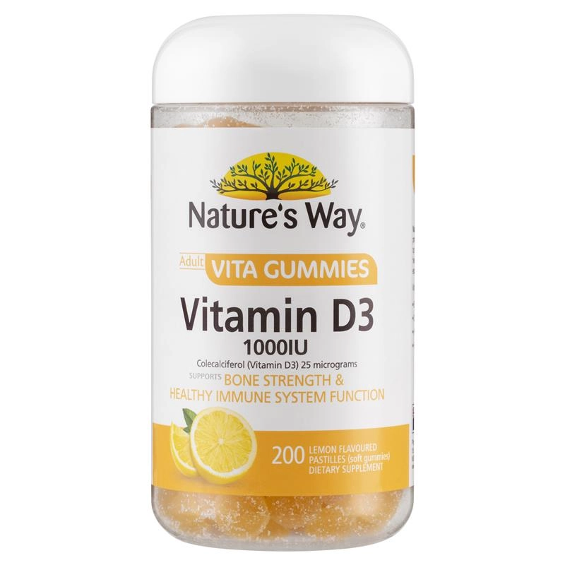 Nature’s Way Adult Vita Gummies Vitamin D3 1000IU 200 Pastilles