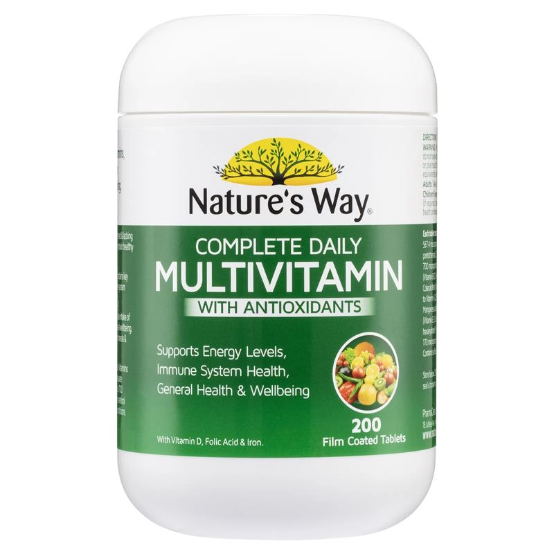 Nature’s Way Complete Daily Multivitamin 200 Tablets