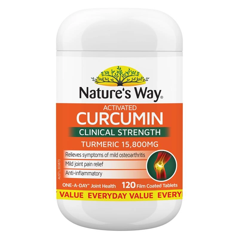 Nature’s Way Curcumin Turmeric 15,800mg 120 Tablets