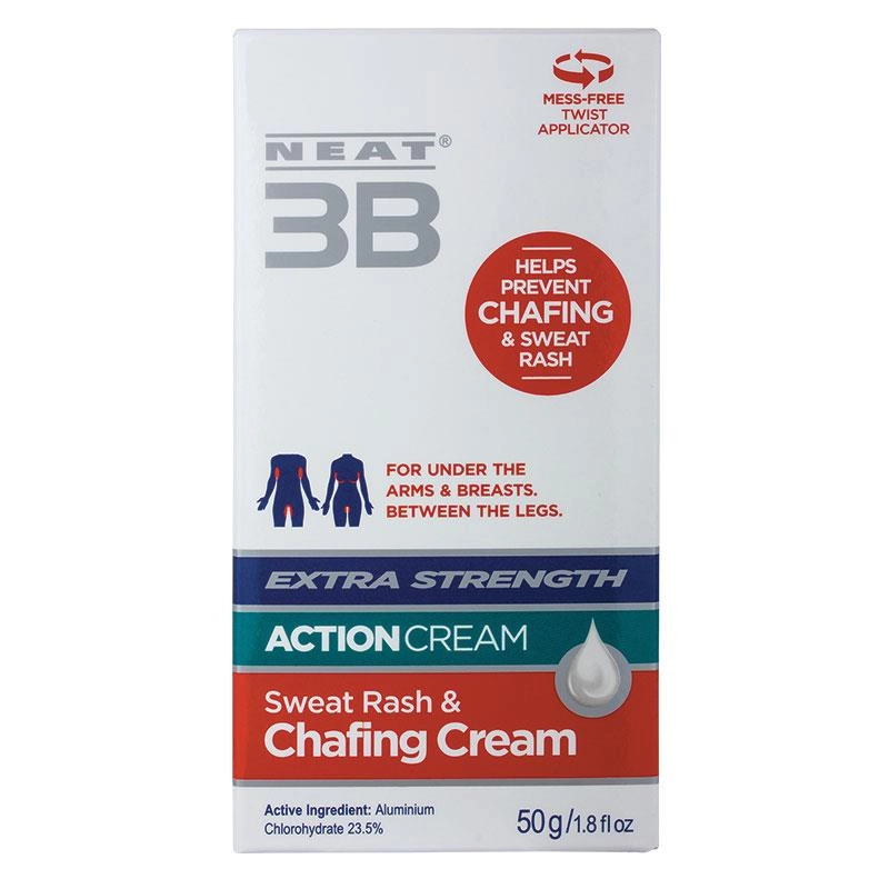 Neat 3B Extra Strength Sweat Rash & Chafing Cream 50g