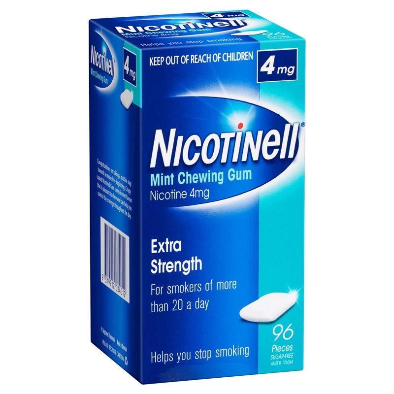 Nicotinell Mint Chewing Gum 96 Pieces