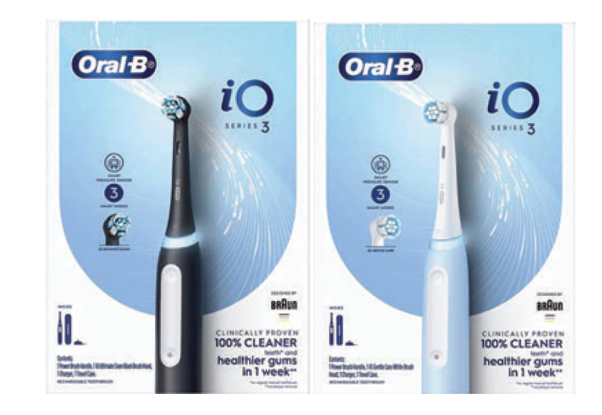 Oral-B Power Toothbrush iO 3 Series Black or Blue