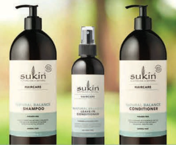 Sukin Natural Balance Haircare Range