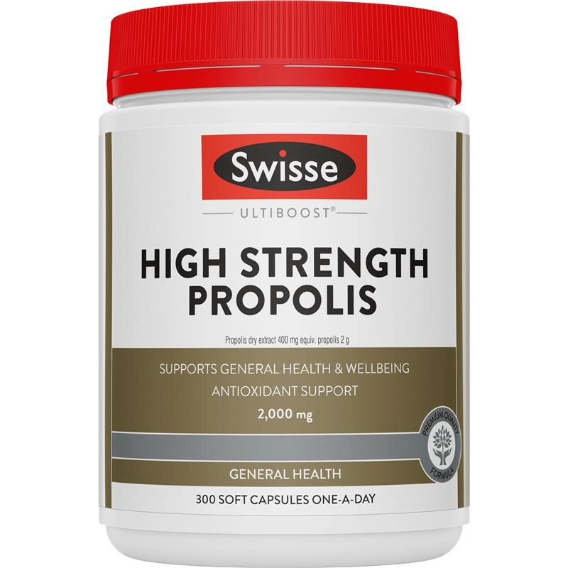 Swisse Ultiboost High Strength Propolis 300 Soft Capsules