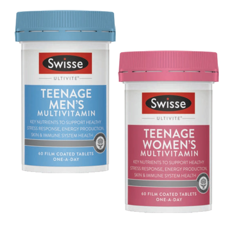 Swisse Ultivite Teenage Men’s or Women’s Multivitamin 60 Tablets