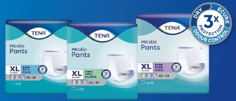 Tena Pants XL Proskin 10-12 Pack Assorted Variants