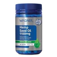 Wagner Hemp Seed Oil 1100mg 100 Capsules