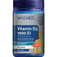 Wagner Vitamin D3 1000IU 500 Capsules