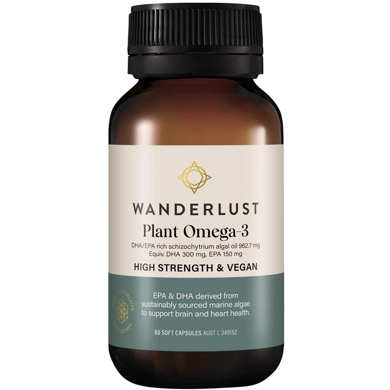 Wanderlust Plant Omega-3 60 Capsules