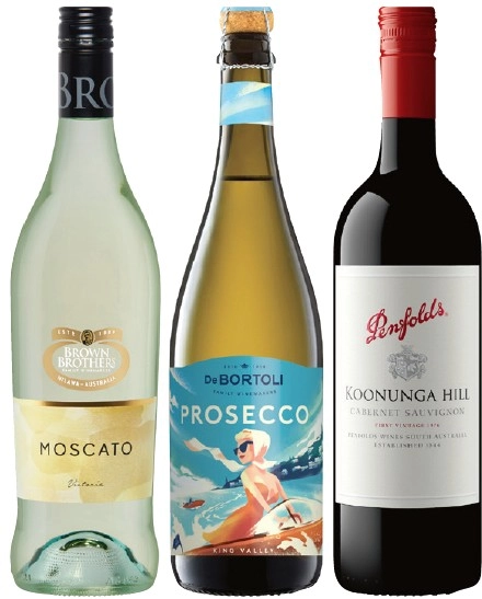 Brown Brothers Moscato, De Bortoli King Valley or Penfolds Koonunga Hill 750mL Varieties