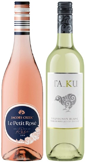 Jacob’s Creek Le Petit Rose or Ta_Ku 750mL Varieties