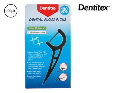 Dentitex Disposable Dental Floss Picks 100pk