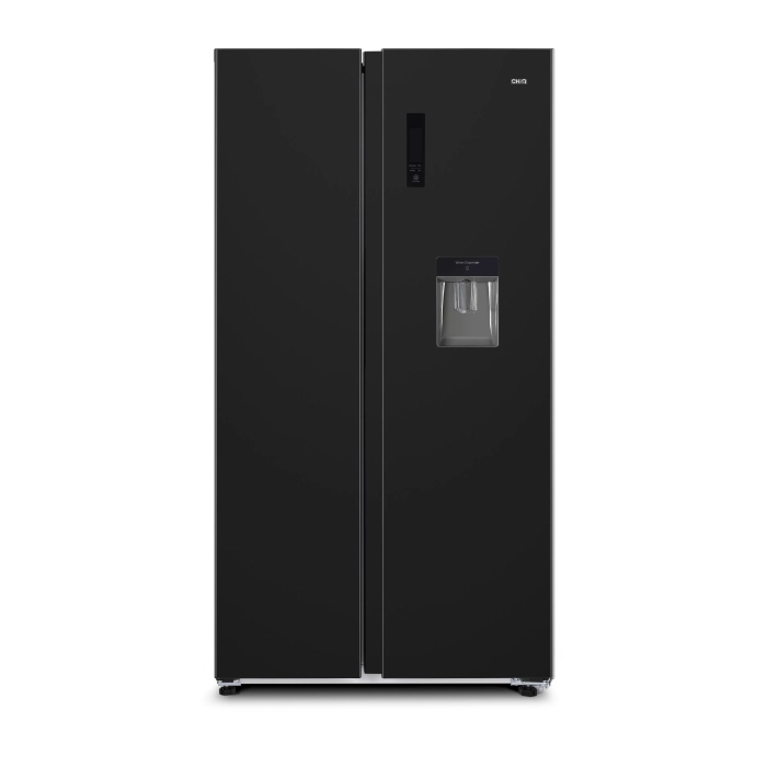 ChiQ CSS556NBD4E 559L Side By Side Fridge (Black)