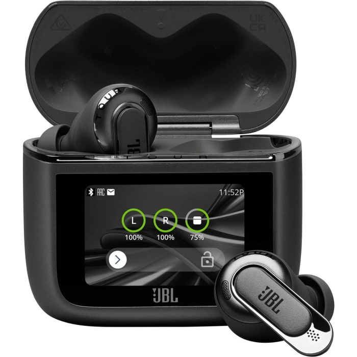 JBL Tour Pro 3 TWS Noise Cancelling Earbuds with Smart Case (Black)