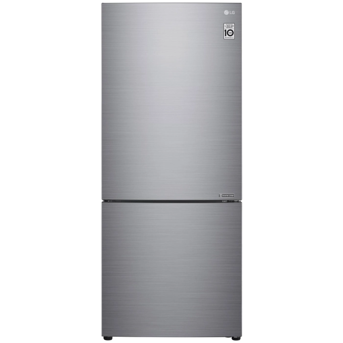 LG GB-455PL 420L Bottom Mount Fridge (Stainless Steel)