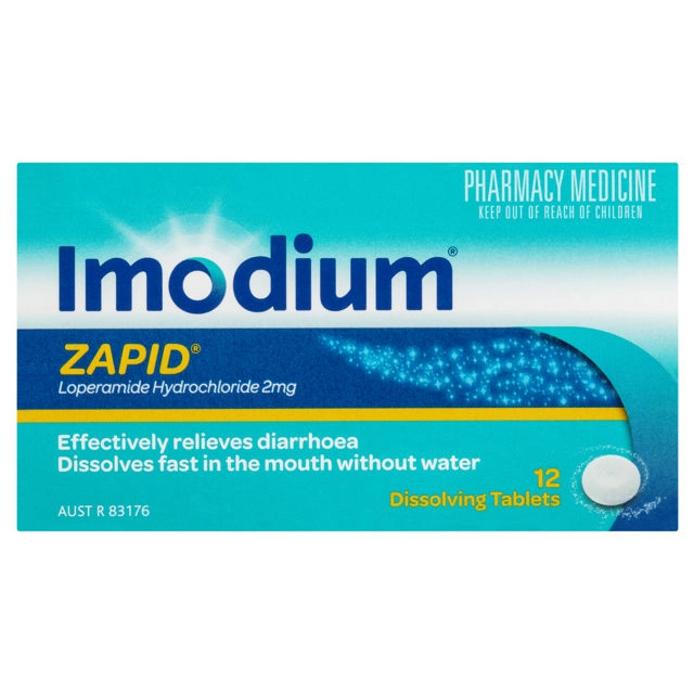 Imodium Zapid 2mg 12 Tablets