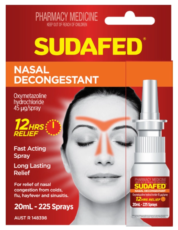 Sudafed Nasal Decongestant Spray 20ml