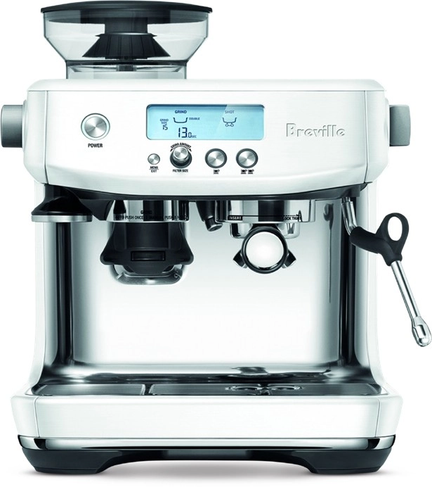 Breville the Barista Pro Coffee Machine in Sea Salt