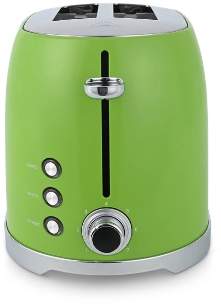 Cucina Retro 2-Slice Toaster in Green