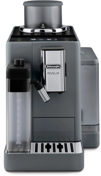 De’longhi Rivelia Fully Automatic Coffee Machine in Pebble Grey