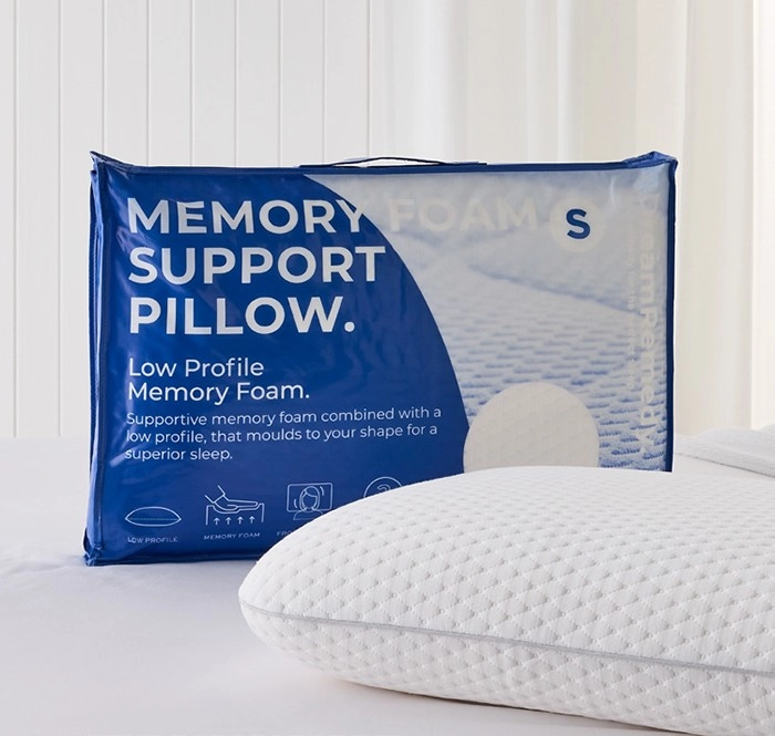 DreamRemedy Memory Foam Support Low Profile Pillow