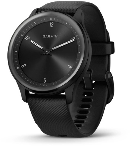 Garmin Vivomove Sport Hybrid Smartwatch in Black