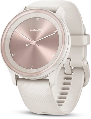 Garmin Vivomove Sport Hybrid Smartwatch in Ivory