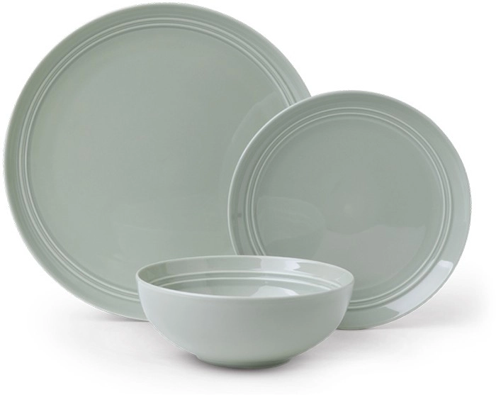 Heritage 12pc Avenue Dinner Set in Sage Green