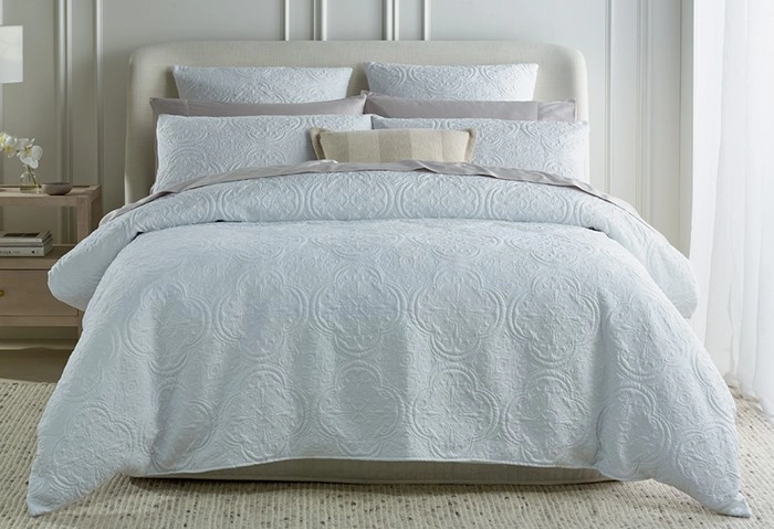 Heritage Bella Quilted Microfibre Quilt Cover Set^