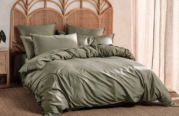 Linen House 400TC Nara Bamboo Cotton Quilt Cover Set^