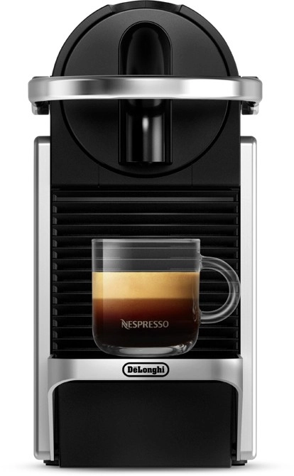 Nespresso by De’longhi Pixie Capsule Coffee Machine in Silver and Aeroccino 3#