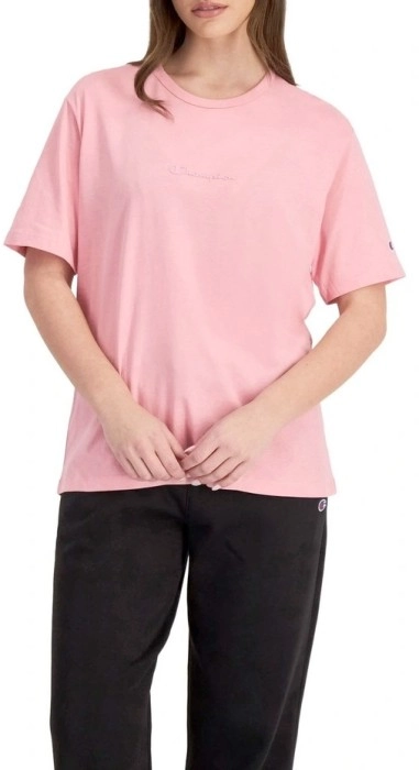 Champion Script Tee - Strawberry Milkshake