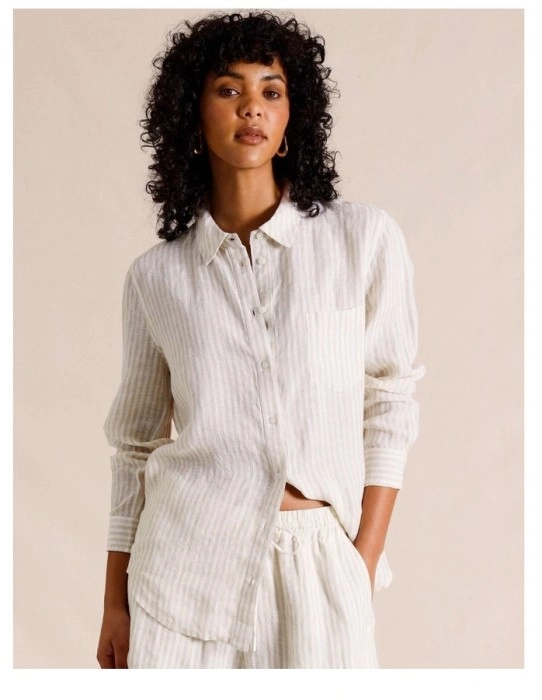 Piper Long Sleeve Linen Shirt