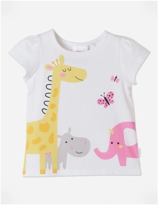 Sprout Girl Tee - Safari White