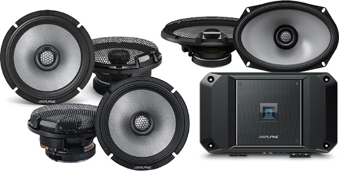 All Alpine R-Series Speakers & Amps