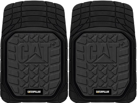 Caterpiller Rubber Floor Mats Black