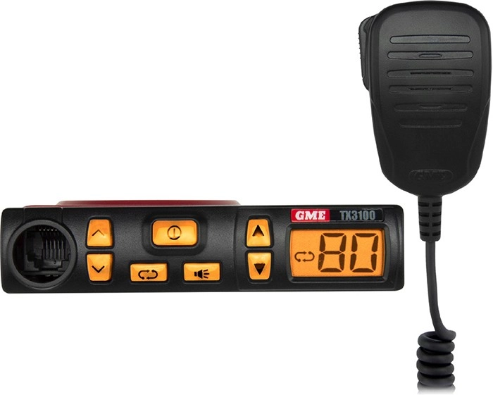 GME 5W 80CH Super Compact UHF CB Radio & Antenna Kit