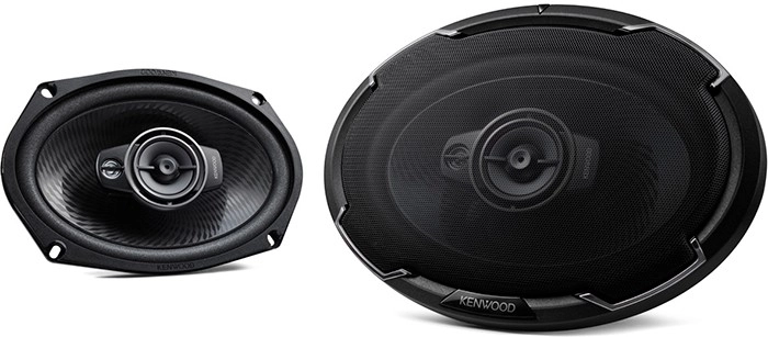 Kenwood PS Series 6” x 9” 3 Way Coaxial Speakers 550W Max