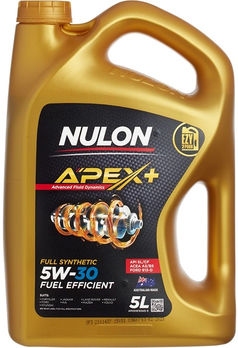 Nulon Apex+ 5W-30 Fuel Efficient 5L