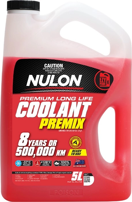 Nulon Red Long Life Coolant Premix 5L