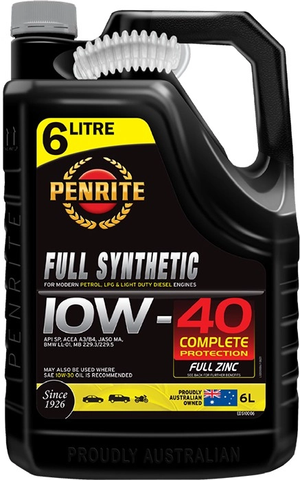 Penrite Full Synthetic 10W-40 6L