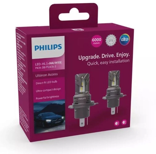 Philips 6000K Ultinon Access 2500 LED Headlight Globes