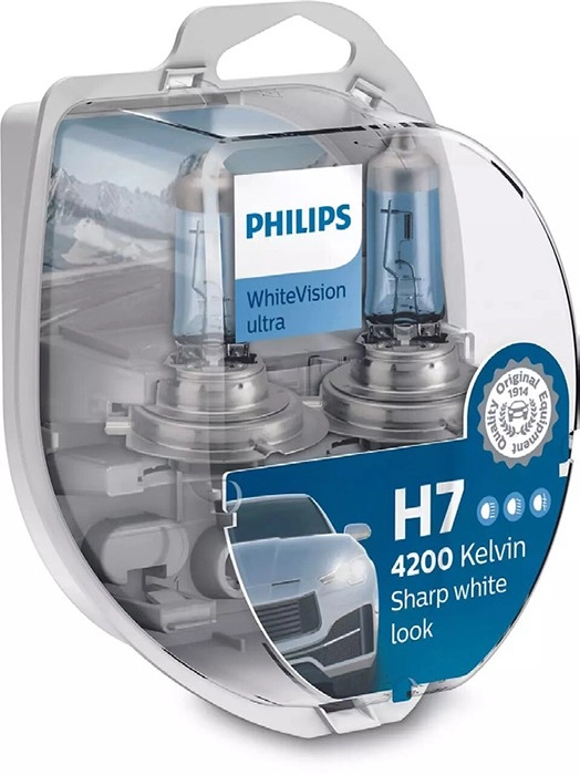 Philips Whitevision Ultra Headlight Globes