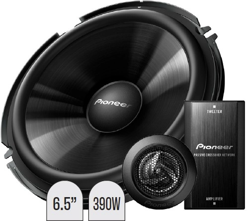 Pioneer 6.5” 2-Way Component Speaker